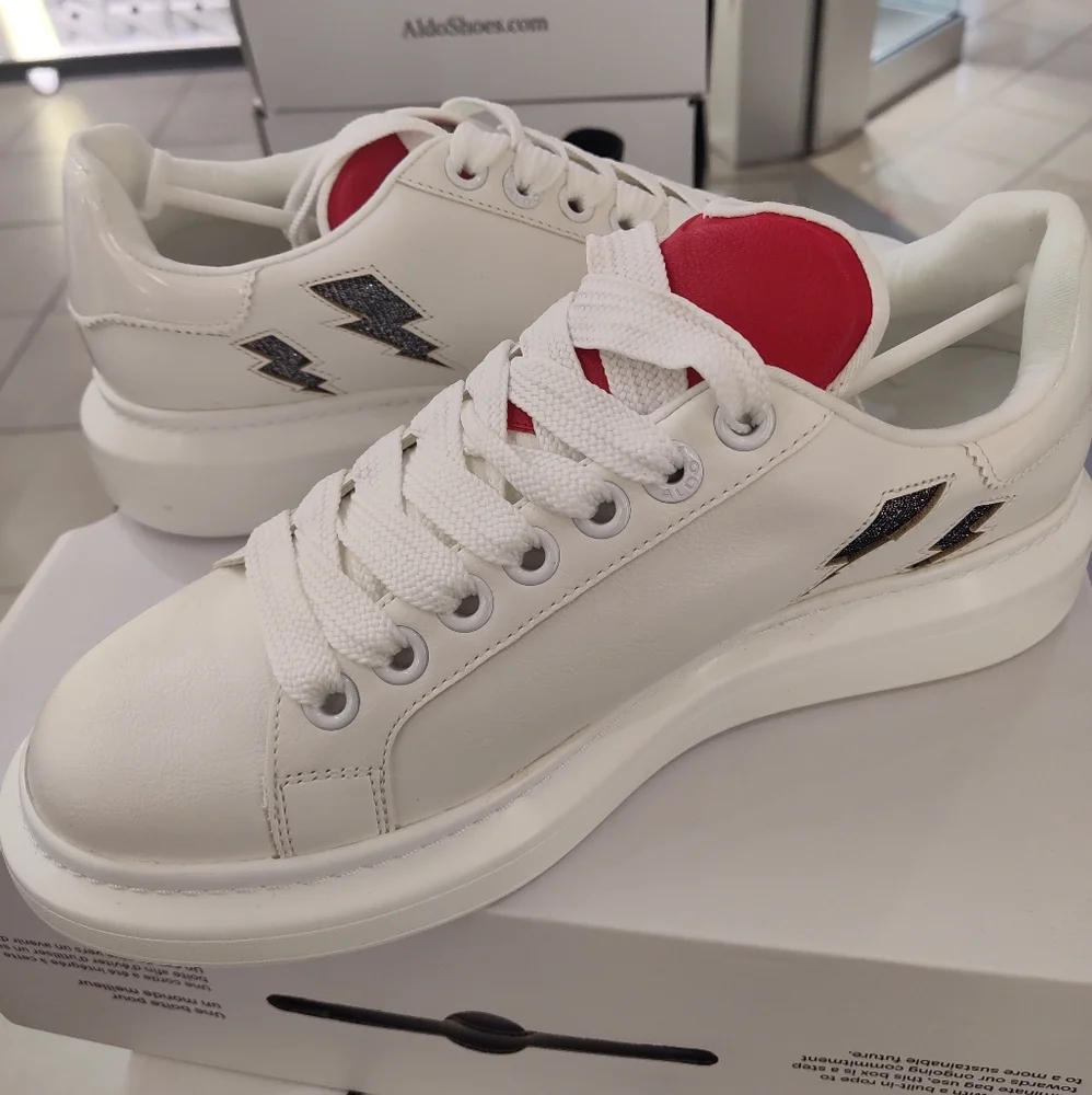 New! Aldo Juparana Flatform Sneakers - Picture 6 of 8